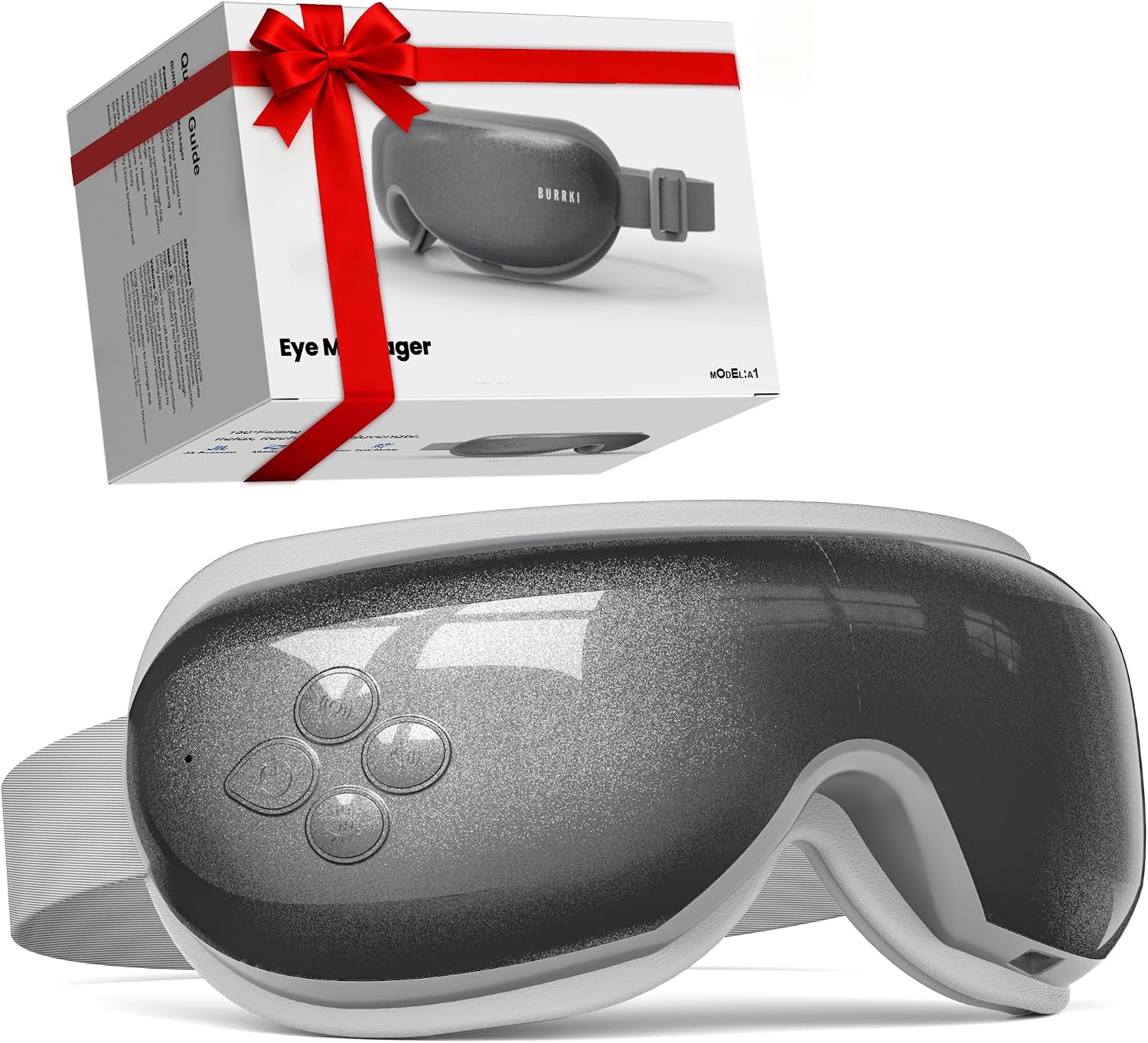 Heated Eye Massager - Compression Therapy for Eye Strain & Migraine Relief