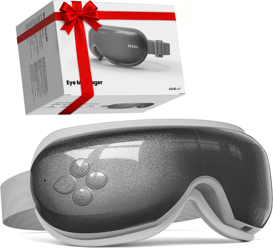 RECOUVA foldable heated eye massager with Bluetooth.