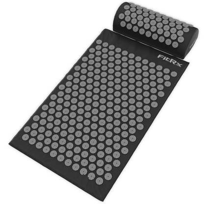 Acupressure mat and pillow set