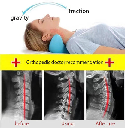Cervical Massage Pillow Household Portable Gravity Finger Pressure Neck Protection Traction Pillow Assists Sleep Repair Pillow